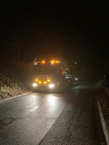 Abschleppdienst Plan B bei Nacht